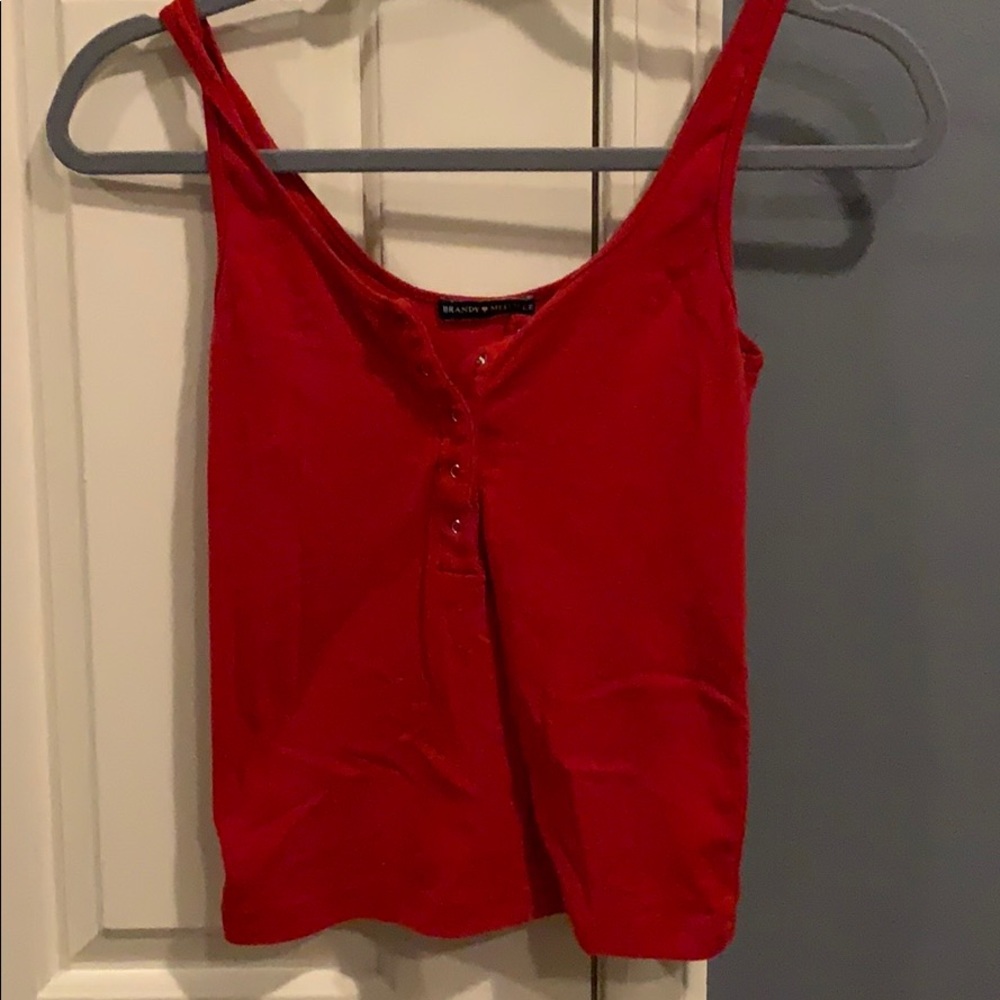RARE RED BRANDY TANK!!!!